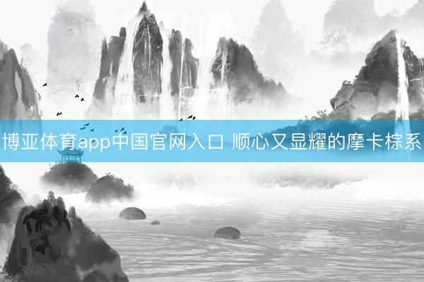 博亚体育app中国官网入口 顺心又显耀的摩卡棕系